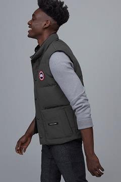 Chamarras Canada Goose Hombre Outlet - Freestyle Chalecos Grises BC2078413